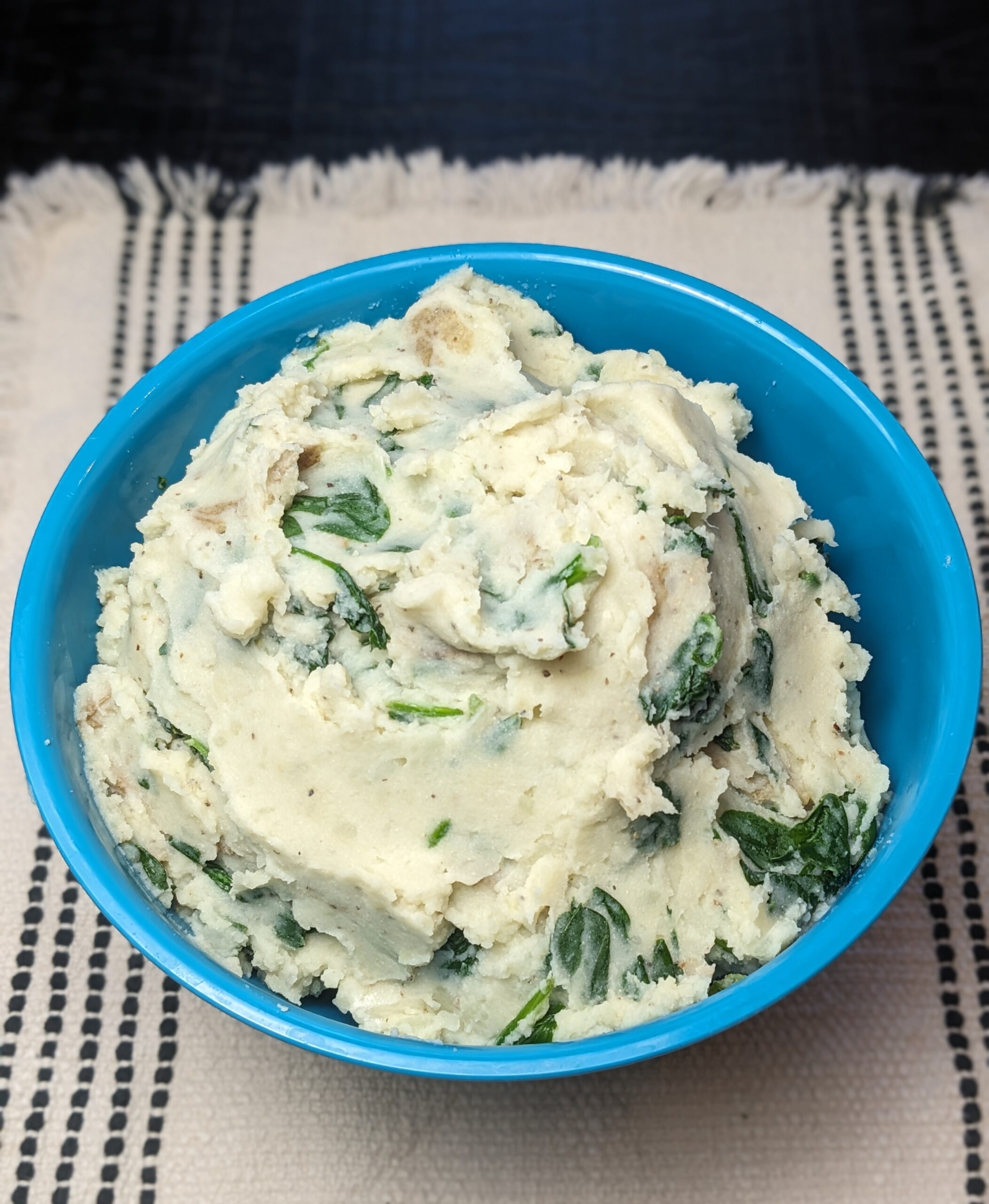 Vegan Spinach Mashed Potatoes