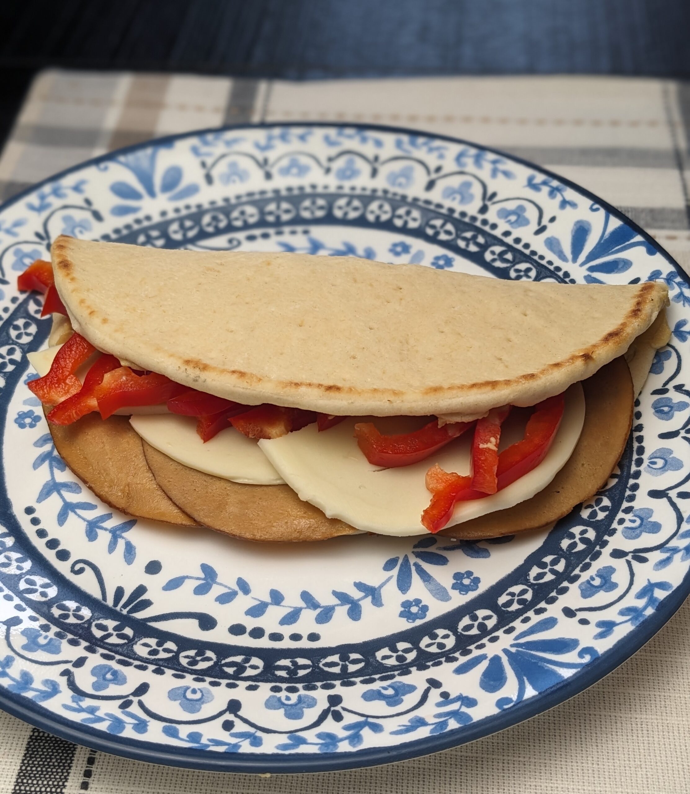 Pita Veggie Hummus Sandwich, Cold or Hot