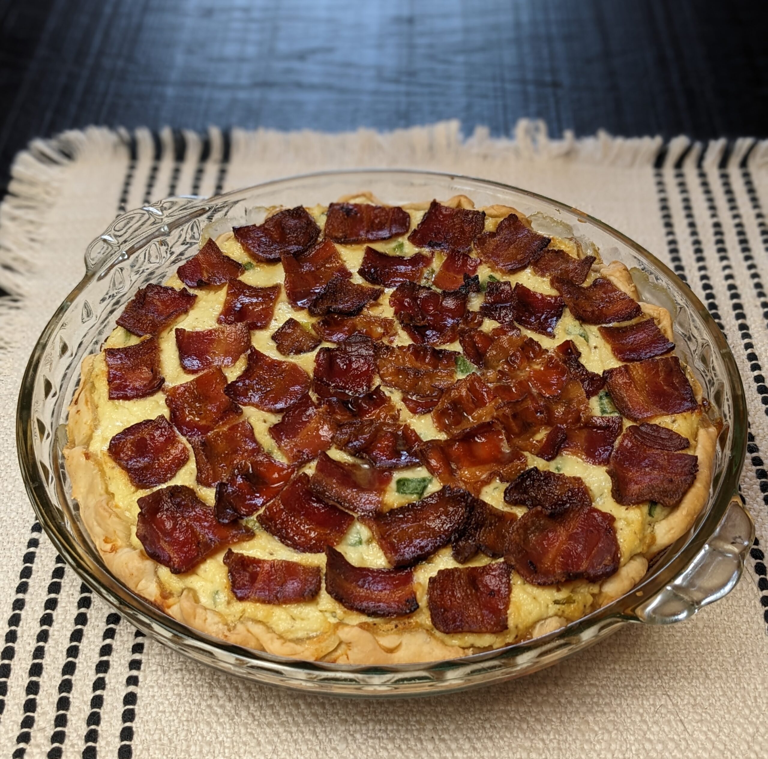 Bacon Ricotta Tart