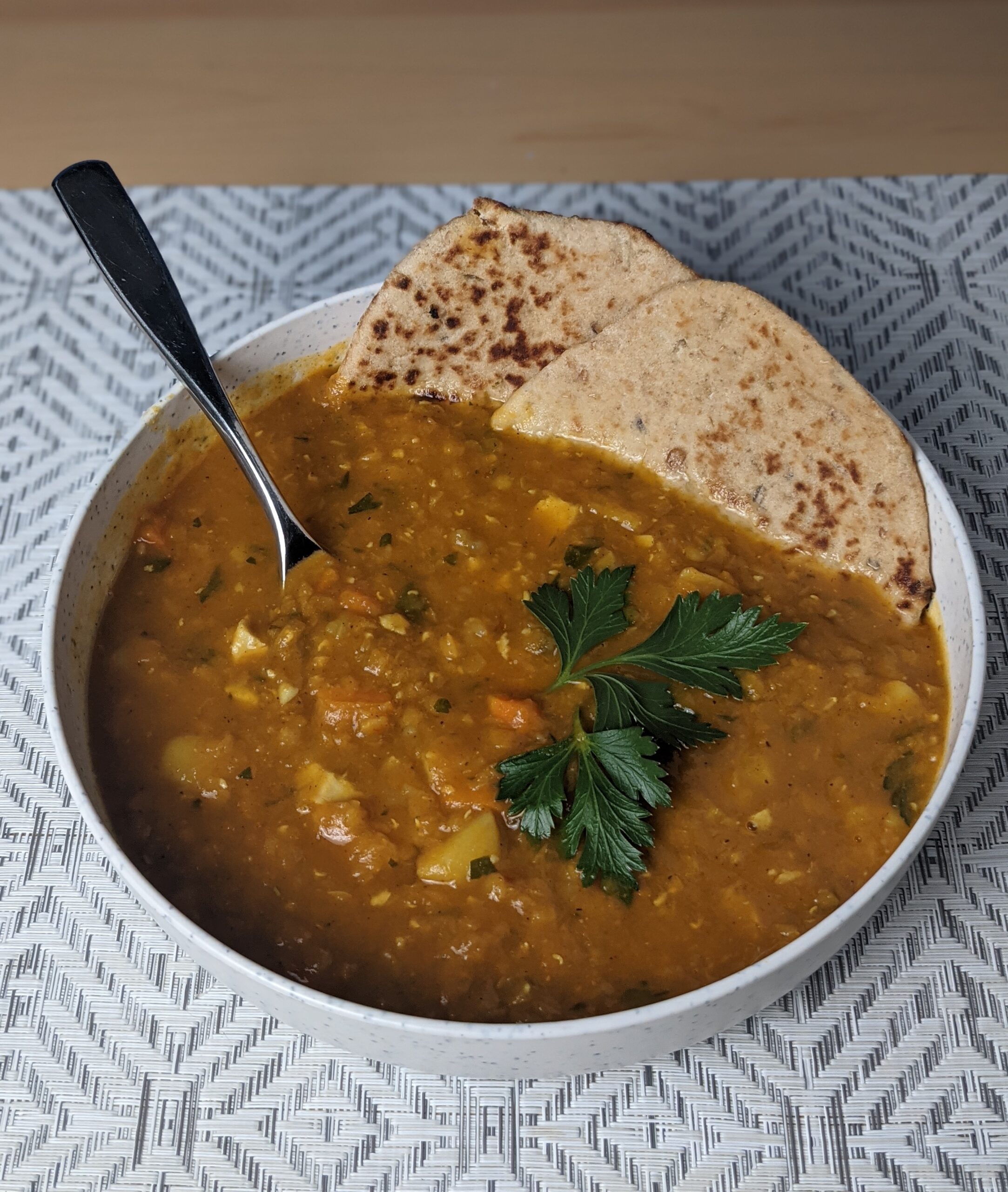 Pumpkin & Red Lentil Stew