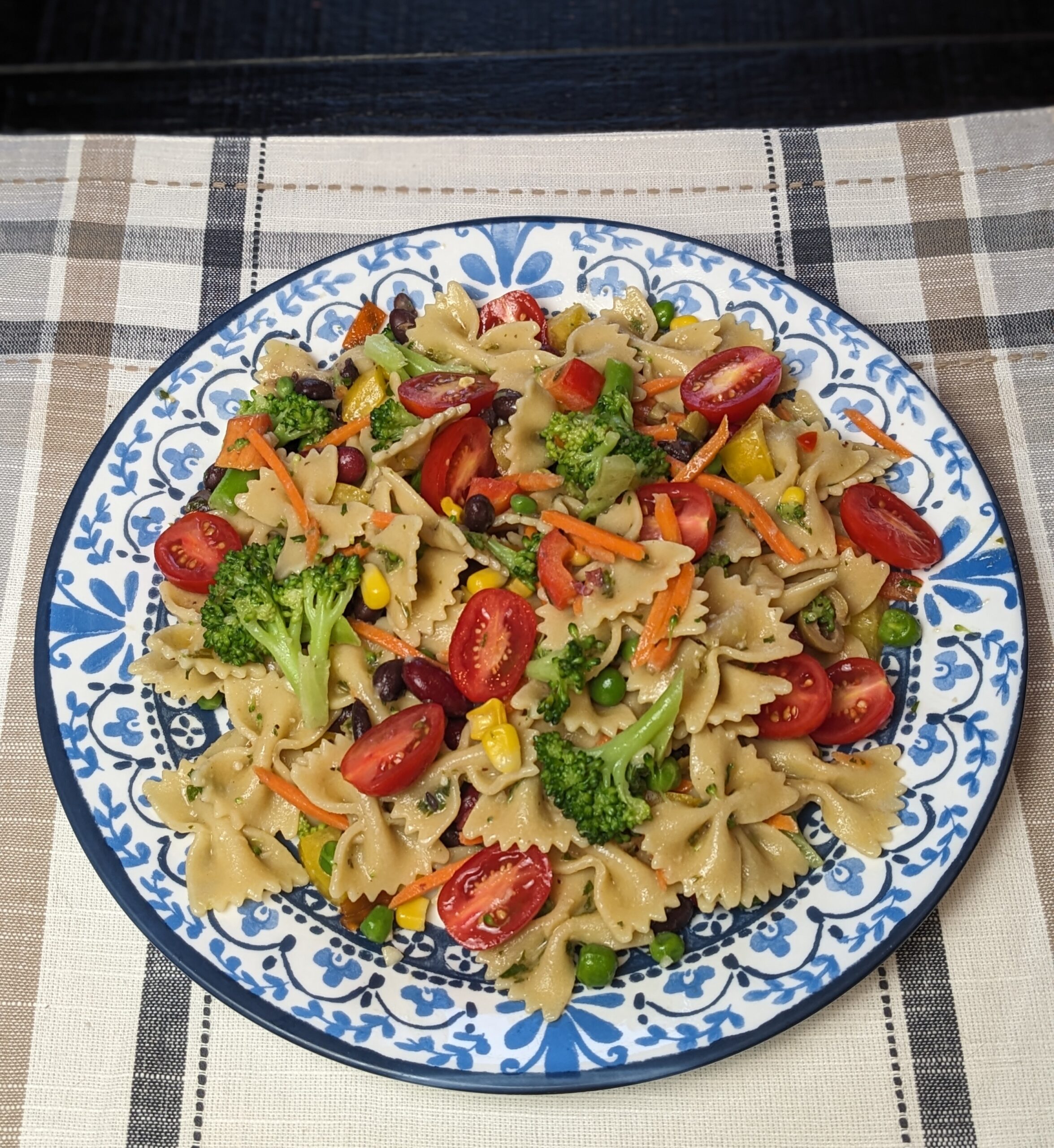 Refreshing Veggie & Herbs Pasta Salad